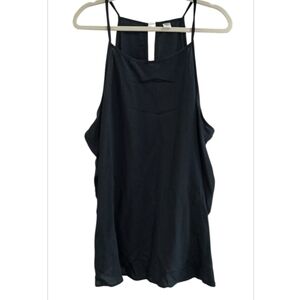 Old Navy High Neck Sleeves Black Top Size XXL